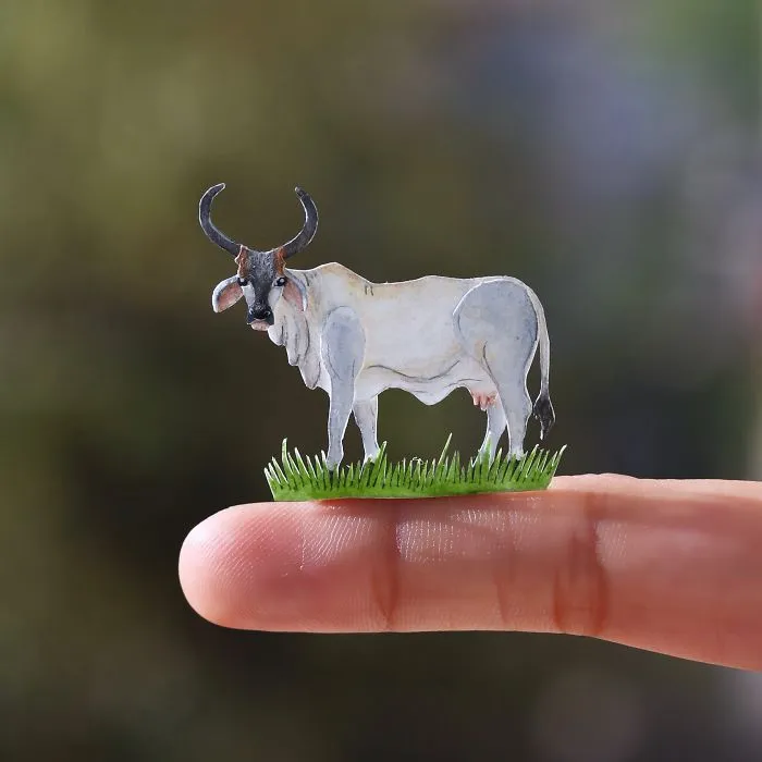 We Make Paper Cut Miniature Animals and One Takes 4 To 6 Hours To Complete