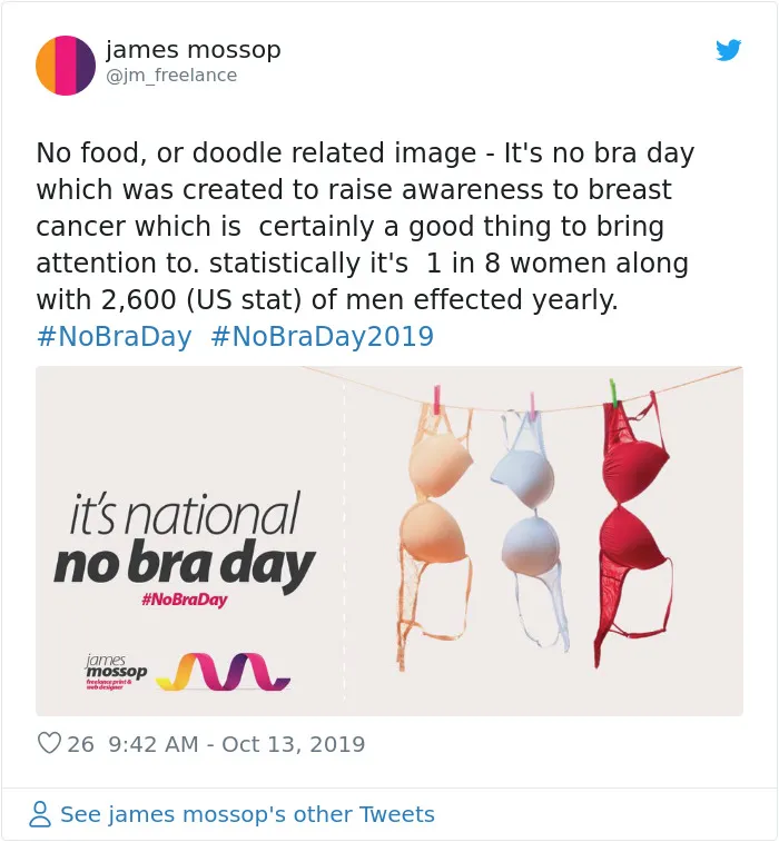 23 Powerful 'No Bra Day' Tweets That Raise Awareness About Breast Cancer