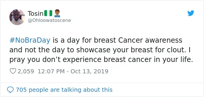 23 Powerful 'No Bra Day' Tweets That Raise Awareness About Breast Cancer