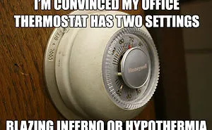 If You're Freezing In Your Office Then These 29 Memes Are For You