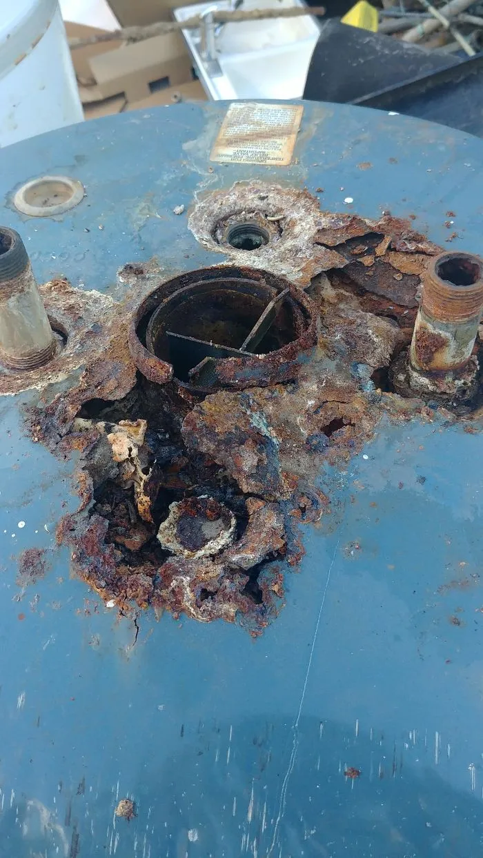 An Old Water Heater
