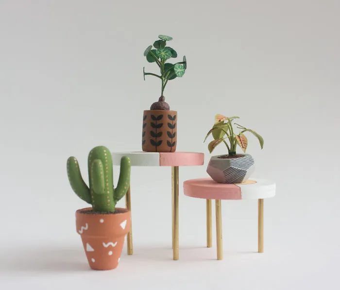 I Can't Seem To Keep Plants Alive, So I Made My Dream Indoor Garden Out Of Art Materials