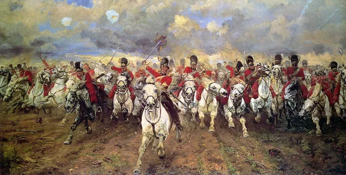 Scotland Forever!, Lady Butler, 1881