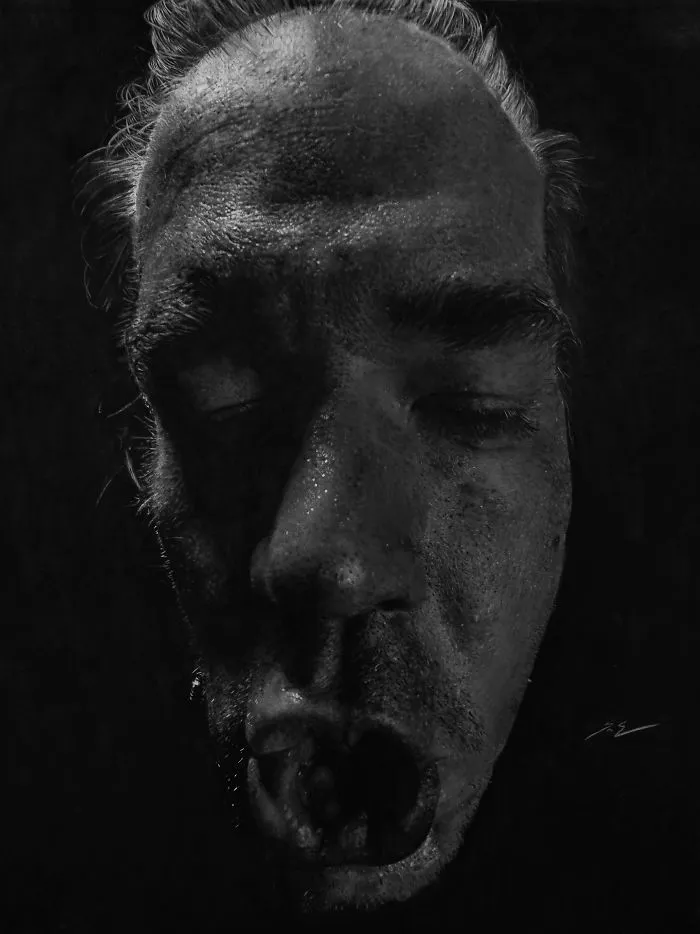 Charcoal Head, 2019