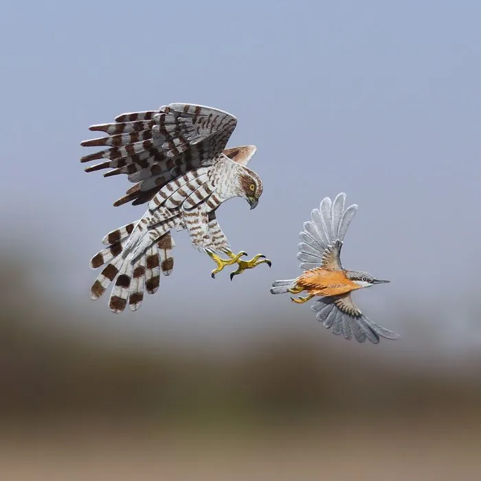 We Make Paper Cut Miniature Animals and One Takes 4 To 6 Hours To Complete