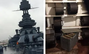 We Went To The Uss Texas, Houston