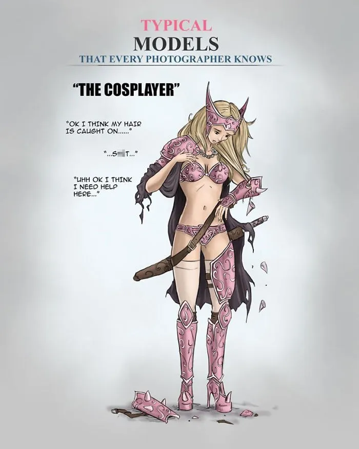 9 Model Stereotypes By Pixel Crush And It's On Point