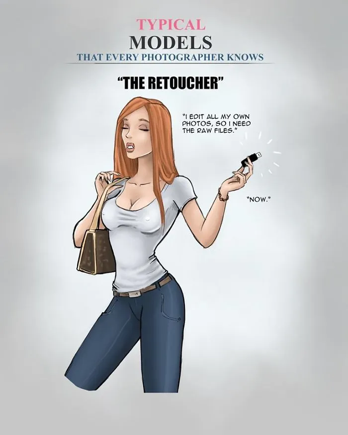 9 Model Stereotypes By Pixel Crush And It's On Point