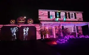 This Is My Halloween Display For This Year. In 6 Days I Found It Around The World.