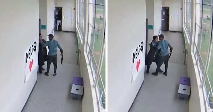 Oregon Football Coach Takes Gun From High School Student, Hugs Him In Emotional Video