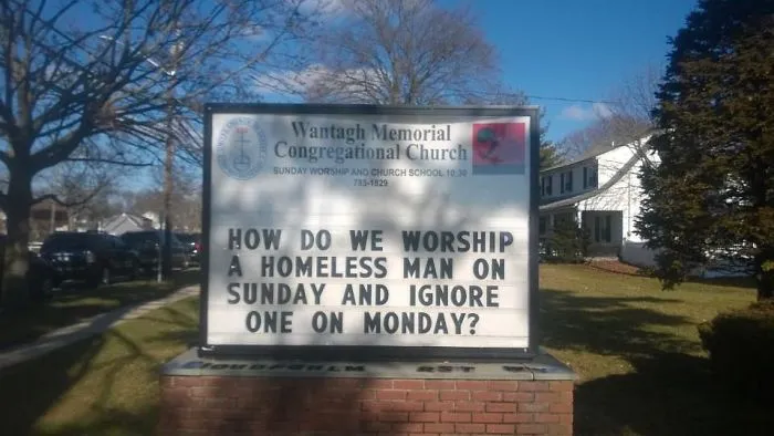 Wantagh Memorial Congregational Church Signs