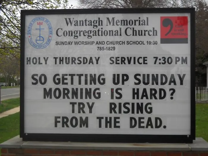 Wantagh Memorial Congregational Church Signs