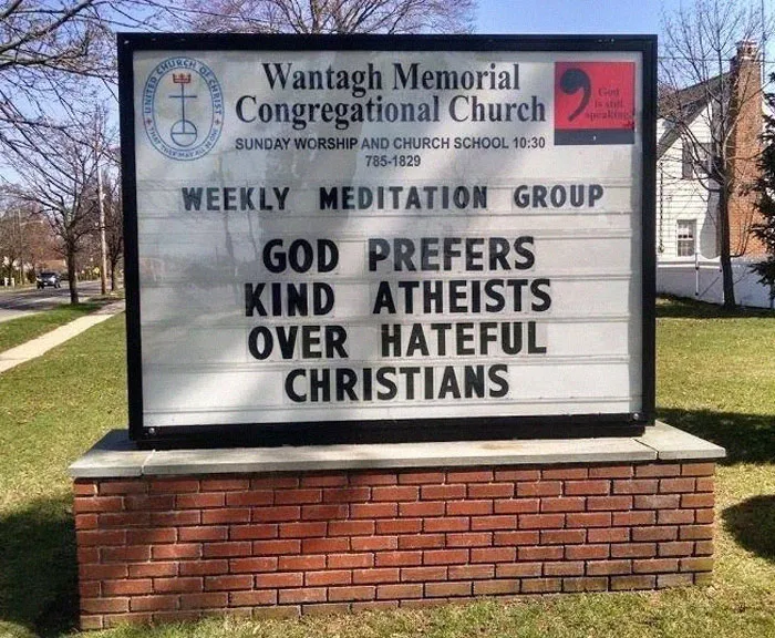 Wantagh Memorial Congregational Church Signs
