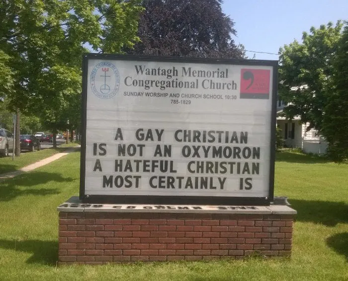 Wantagh Memorial Congregational Church Signs