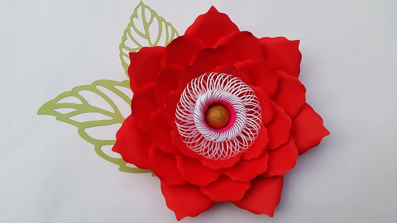 Paper Flower Tutorial For Wedding Backdrop | Paper Flowers Decorations