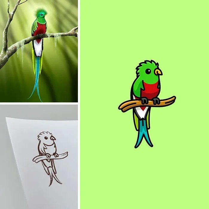 Artist Creates Cute And Amusing Illustrations From Various Photographs (67 Pics)