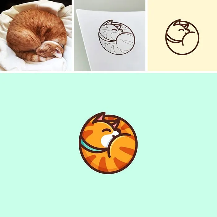 Artist Creates Cute And Amusing Illustrations From Various Photographs (67 Pics)