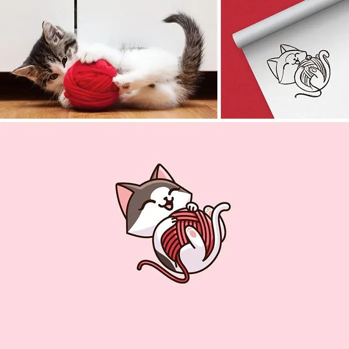 Artist Creates Cute And Amusing Illustrations From Various Photographs (67 Pics)