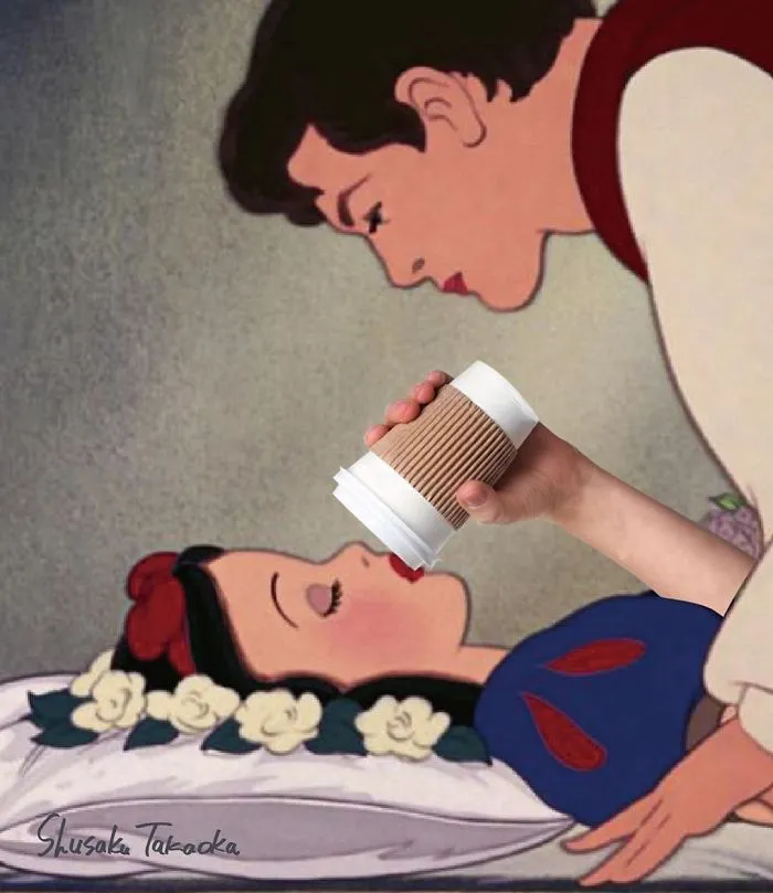 Artist Takes Away The Innocence From Disney Characters And Puts Them Into Wrong Scenarios (25 Pics)
