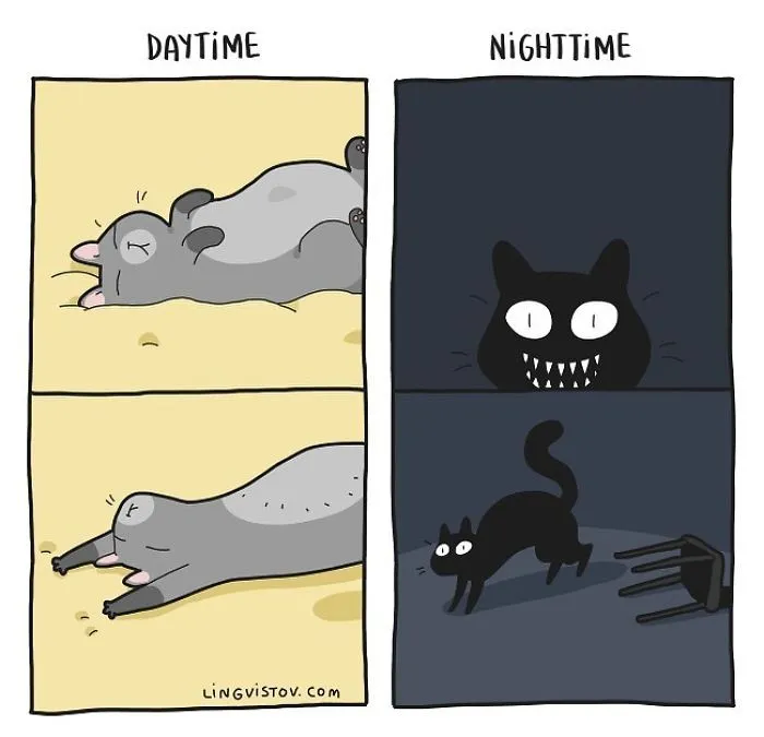 I Illustrate Hilarious Moments In The Life Of Every Cat Owner (40 New Pics)