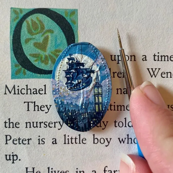 I Create Tiny Oil Paintings On Coins And Here Are My 30 Works