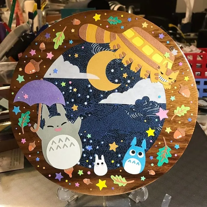 Artist Creates Intricate Paper Art Inspired By Studio Ghibli, Pop Culture, and Gaming (50 Pics)