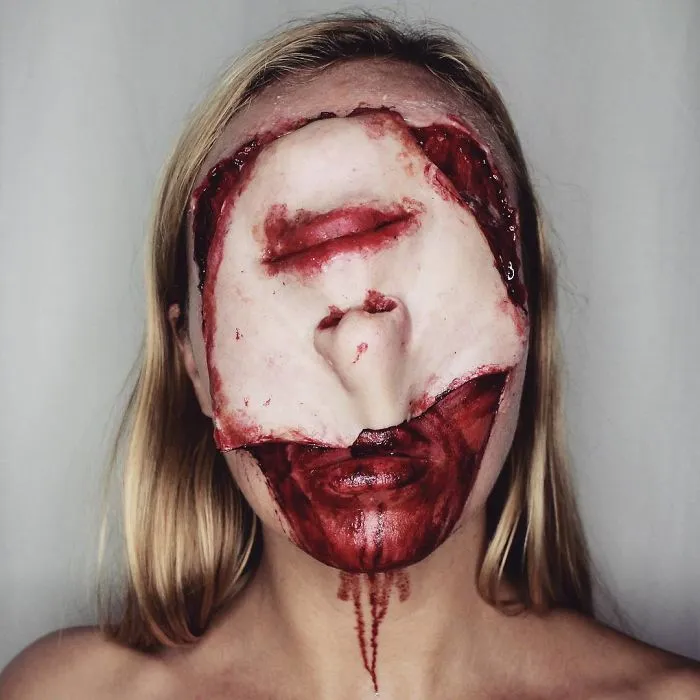 I Create Creepy And Creative Make-UPS