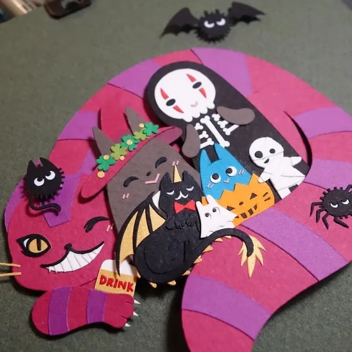 Artist Creates Intricate Paper Art Inspired By Studio Ghibli, Pop Culture, and Gaming (50 Pics)