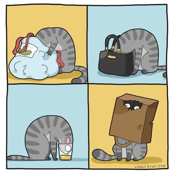 I Illustrate Hilarious Moments In The Life Of Every Cat Owner (40 New Pics)