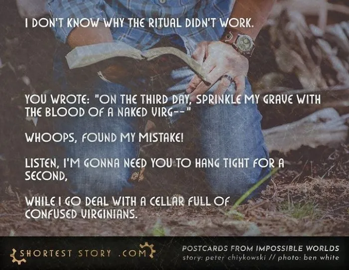 35 Weird Short Stories To Scare You This Evening Created By A Canadian Guy