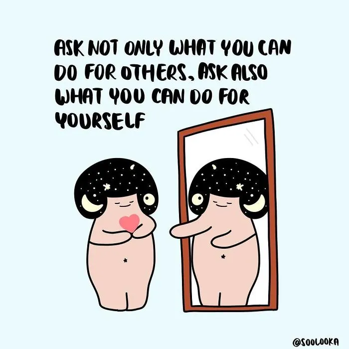 My 30 Inspiring Illustrations To Help You Focus On Self-Love (New Pics)