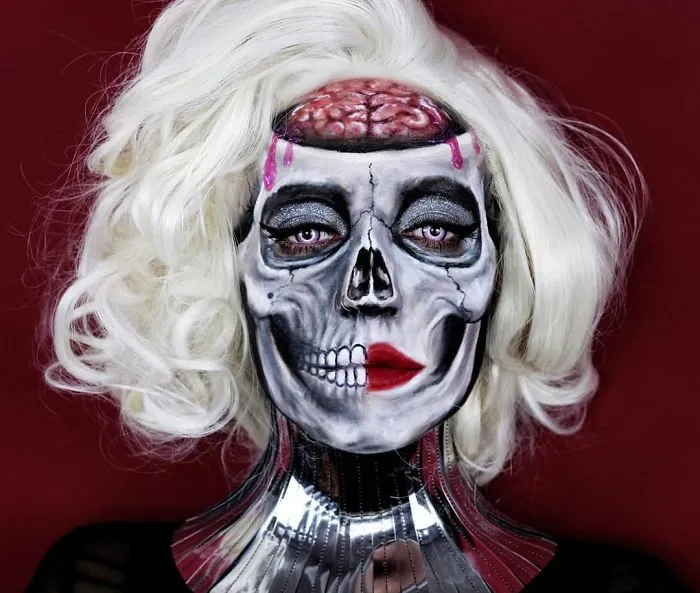I Create Creepy And Creative Make-UPS