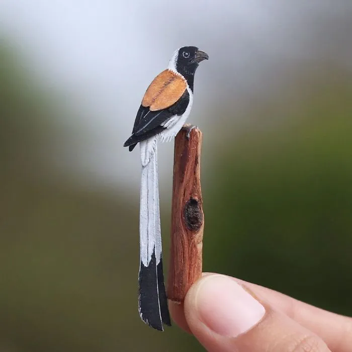 We Make Paper Cut Miniature Animals and One Takes 4 To 6 Hours To Complete
