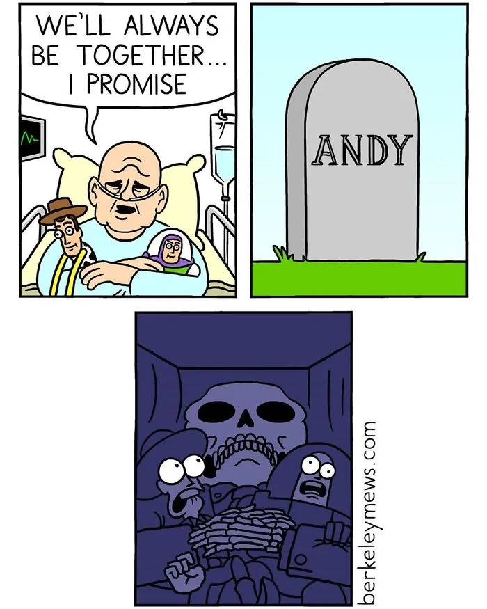 Artist Adds Dark Humor To His Comics That Look Innocent At First (30 Pics)