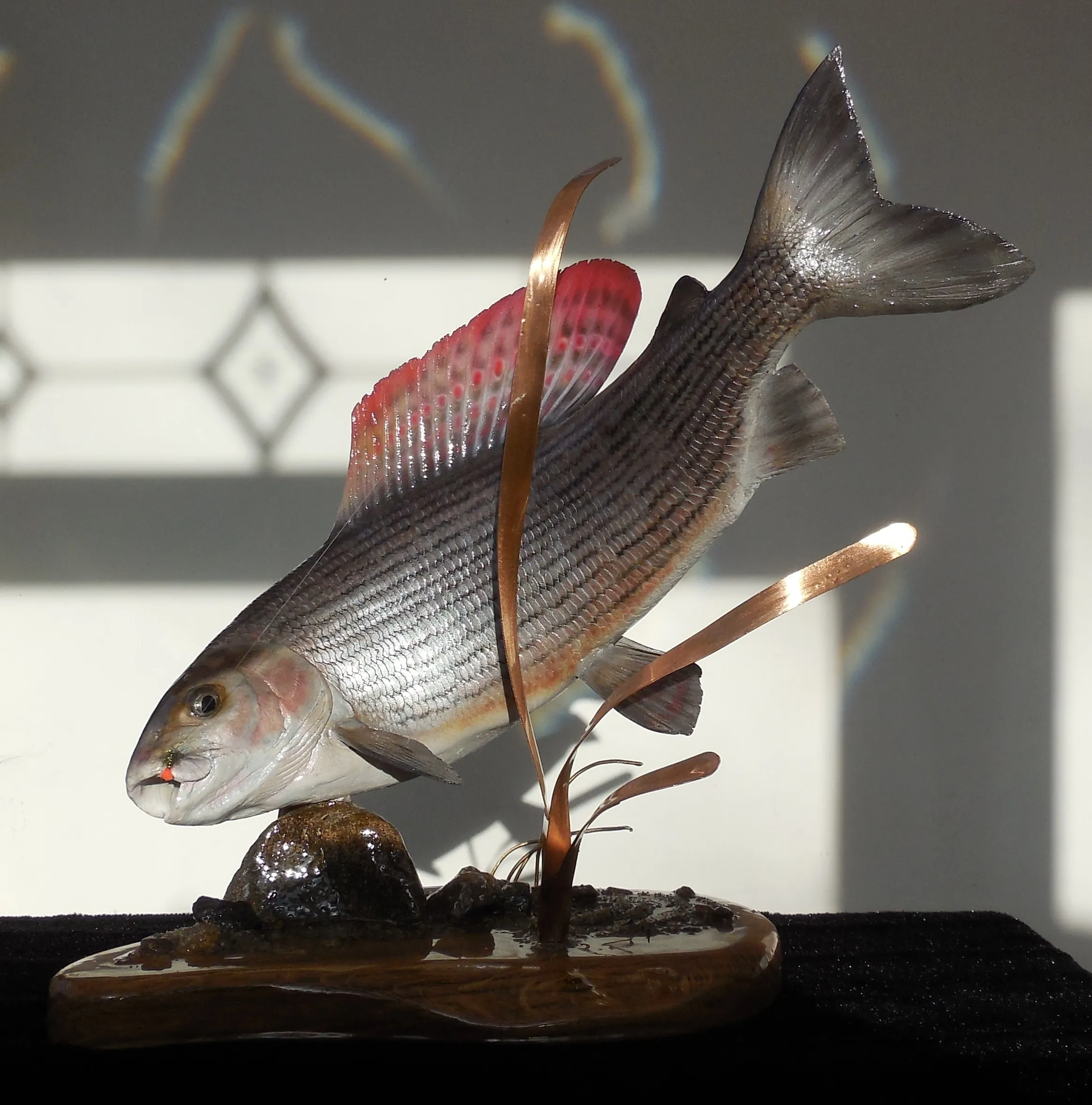 Hand Made, Hand Painted, Grayling Replica By Fishcreations