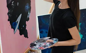 She Overcame Rare Disability And Start Create The Most Fantastic Universe Paintings