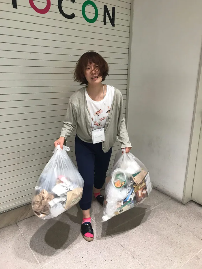 A Person Who Forgot To Take Out The Trash