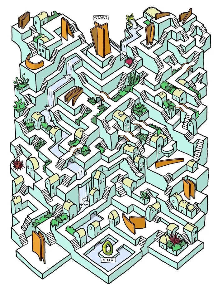 Artist Creates Mind-Boggling Mazes And Here Are 27 Of Them