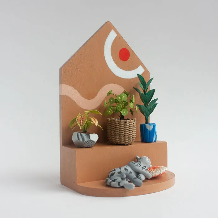 I Can't Seem To Keep Plants Alive, So I Made My Dream Indoor Garden Out Of Art Materials