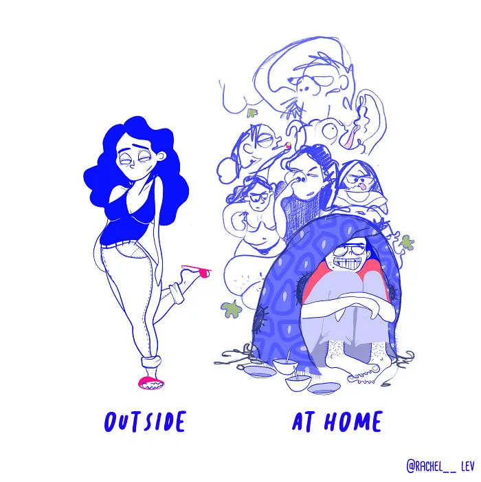 Creo Divertidas Ilustraciones A Todo Color Para Reírme De Los Problemas A Los Que Damos Demasiada Atención Las Mujeres (20 Fotos)