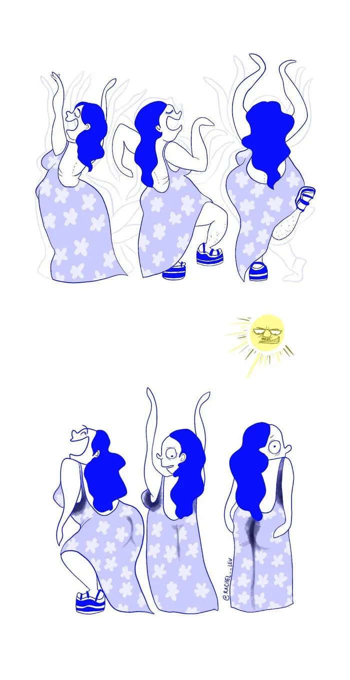 Creo Divertidas Ilustraciones A Todo Color Para Reírme De Los Problemas A Los Que Damos Demasiada Atención Las Mujeres (20 Fotos)