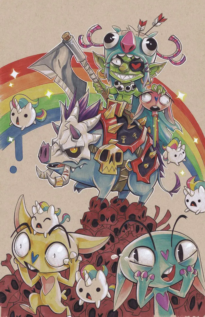 Original Goblin Character For "Cute And Rude" Art Show