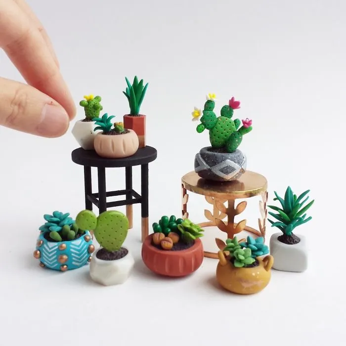 I Can't Seem To Keep Plants Alive, So I Made My Dream Indoor Garden Out Of Art Materials