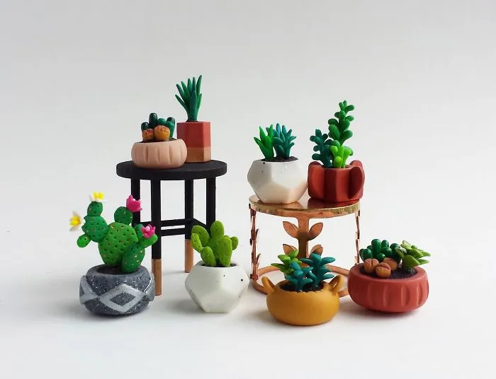 I Can't Seem To Keep Plants Alive, So I Made My Dream Indoor Garden Out Of Art Materials