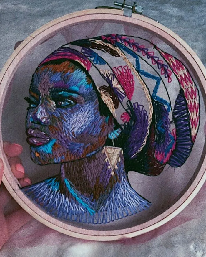 I Stitch Colorful Threads Into Tulle To Create a 3D-Effect On My Artwork (30 Pics)