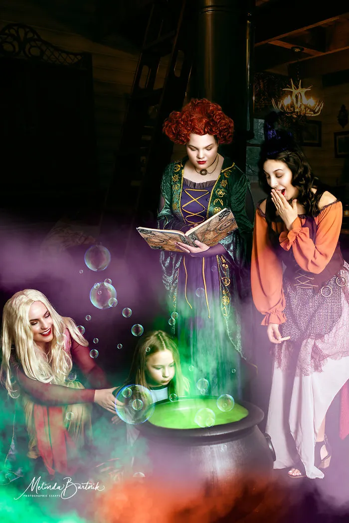 I Took 3 Of My High School Models And Did A Hocus Pocus Inspired Shoot