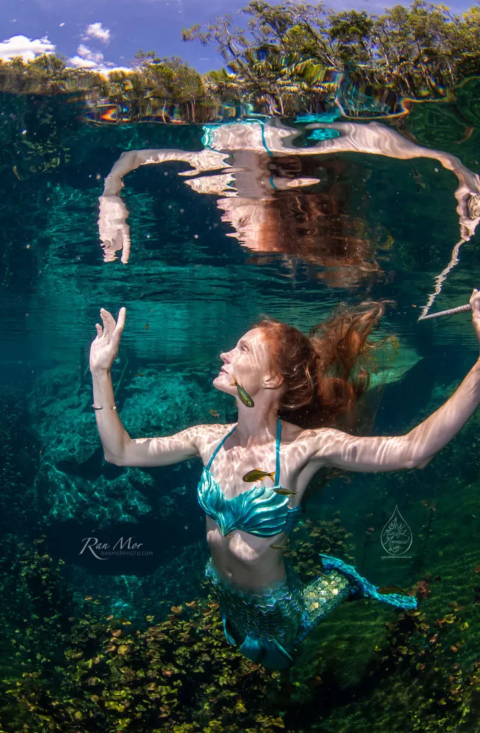 I Took Photos Of A Real Mermaid In An Enchanted Underwater Forest