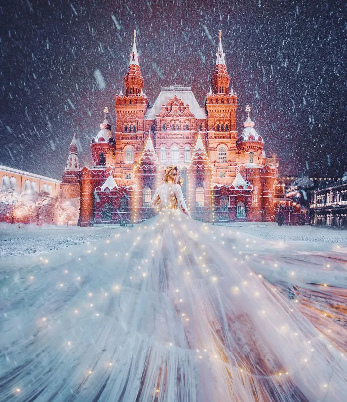 I Travel The World To Photograph Girls In Dresses Against Backgrounds Of The Most Beautiful Places (Again)