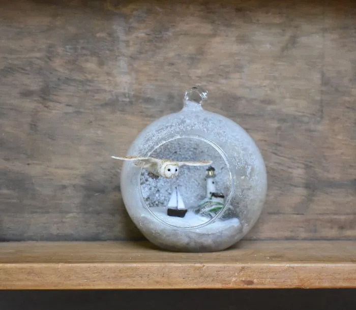 My 27 Animal Scenes Made From Needle Felted Animals And Ordinary Glass Baubles