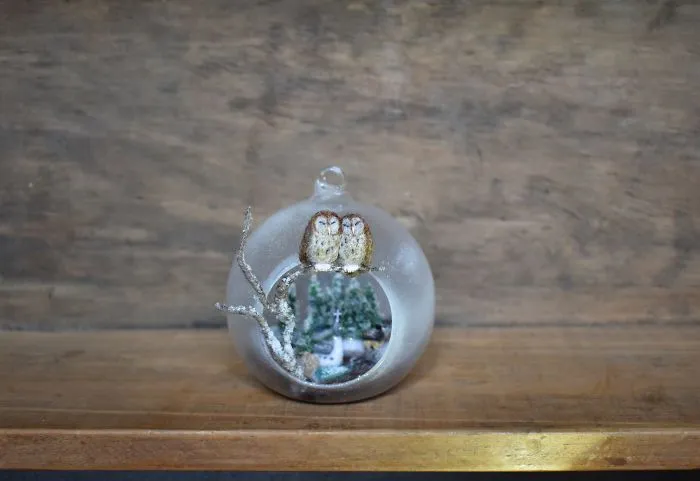 My 27 Animal Scenes Made From Needle Felted Animals And Ordinary Glass Baubles